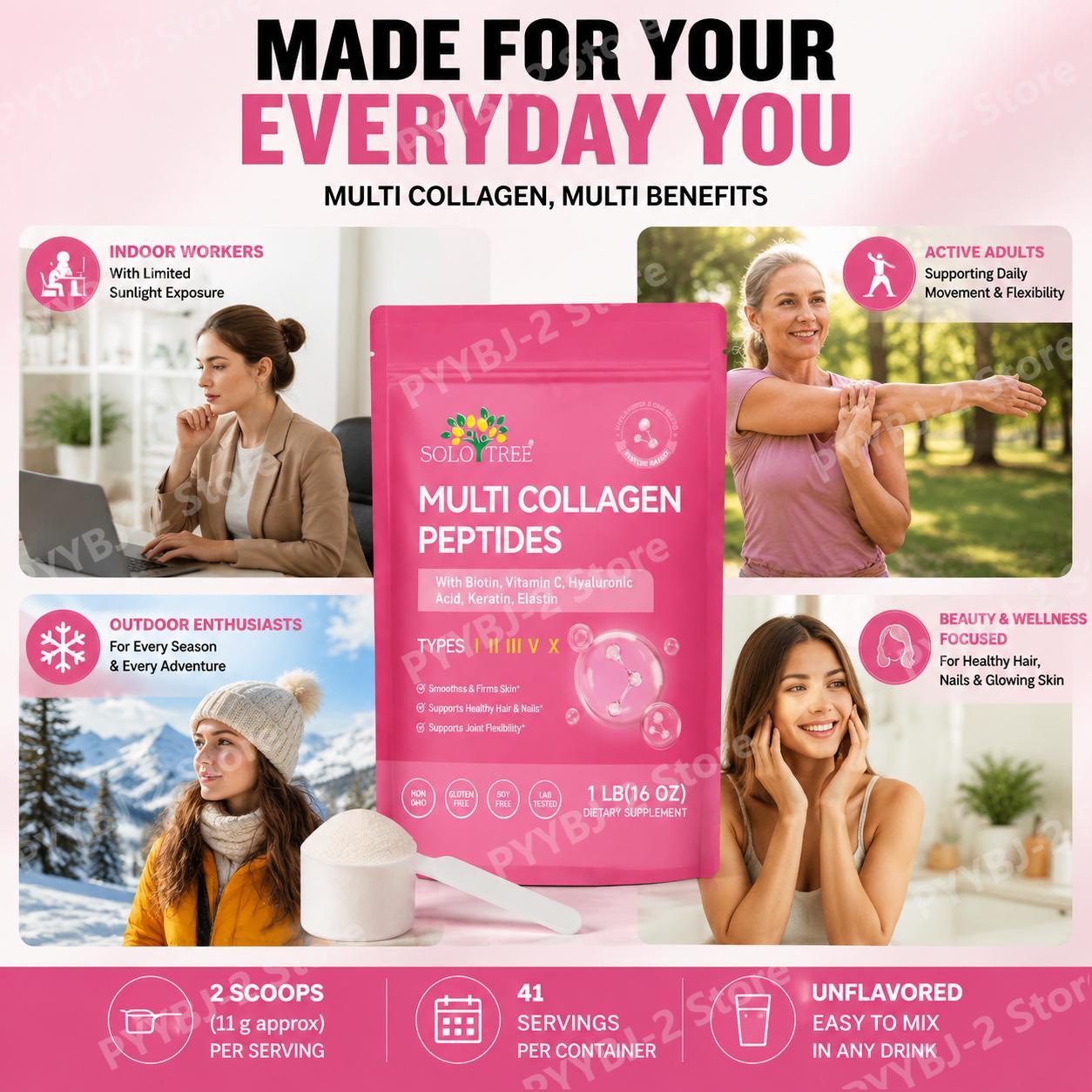 Multi-Kollagen-Peptid-Pulver T – Vitamin C Powder Bewertung und Preis