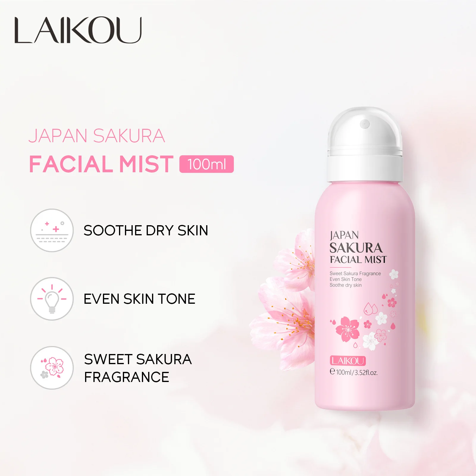 LAIKOU Sakura Facial Mist Brig – Niacinamide Brightening Serum Bewertung und Preis