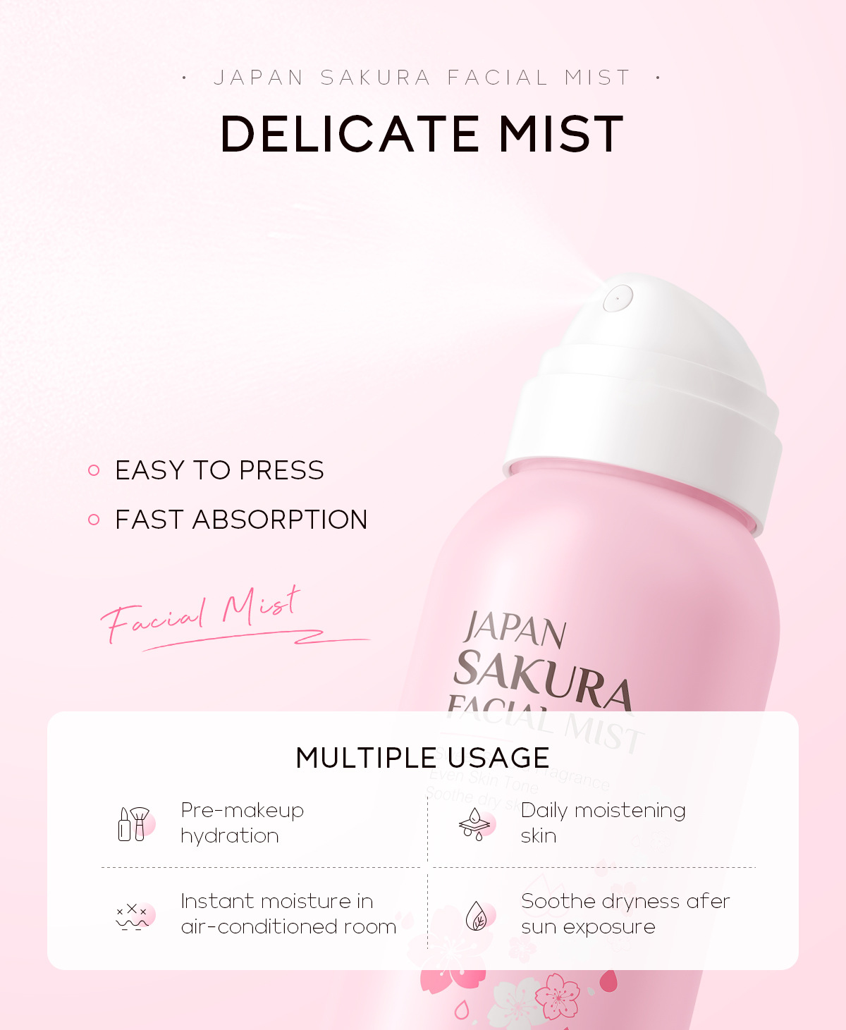 LAIKOU Sakura Facial Mist Brig – Niacinamide Brightening Serum Bewertung und Preis